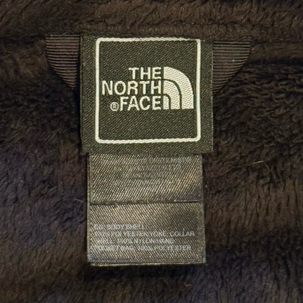 The North Face Retro Denali Jacket Girls Large 14 16 High Pile Fleece Black Fall - Picture 4 of 8